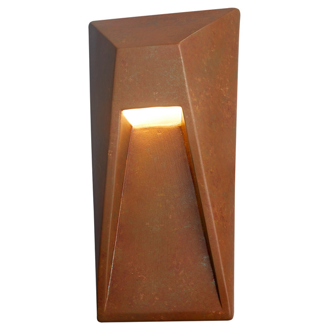 Ambiance Vertice Outdoor Wall Sconce by Justice Design