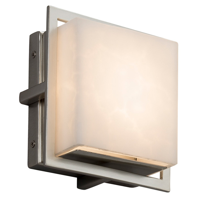 Clouds Avalon Square Outdoor Wall Sconce by Justice Design