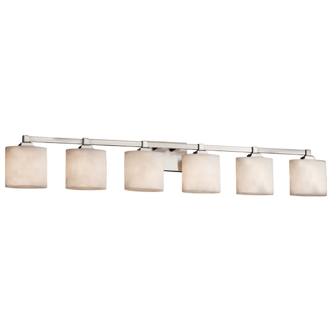 Clouds Regency Oval Bathroom Vanity Light by Justice Design