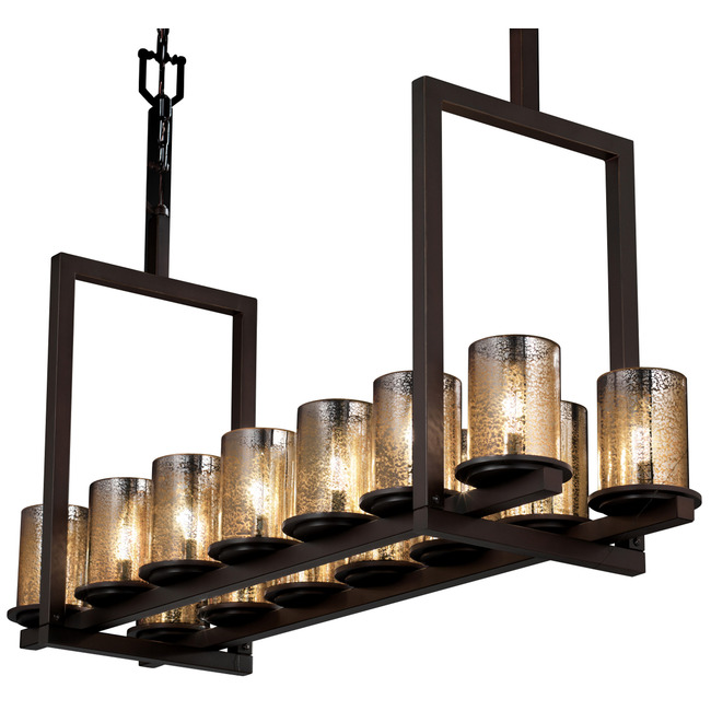 Fusion Dakota Linear Chandelier by Justice Design