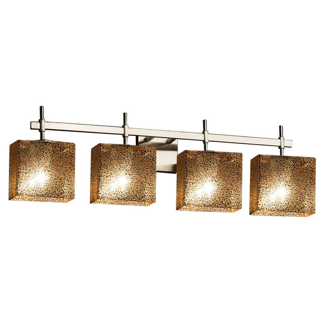 Fusion Union 4LT Bathroom Vanity Light by Justice Design