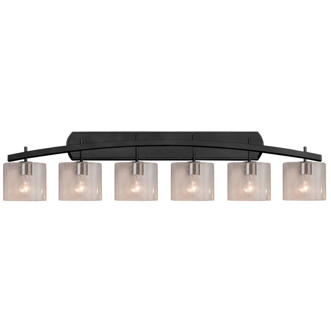 Fusion Archway Oval 6LT Bathroom Vanity Light by Justice Design