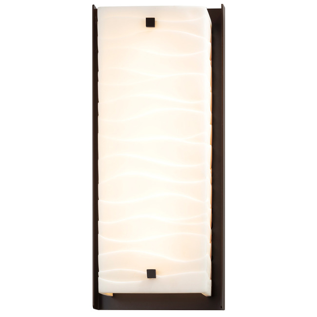Porcelina Carmel Outdoor Wall Sconce by Justice Design