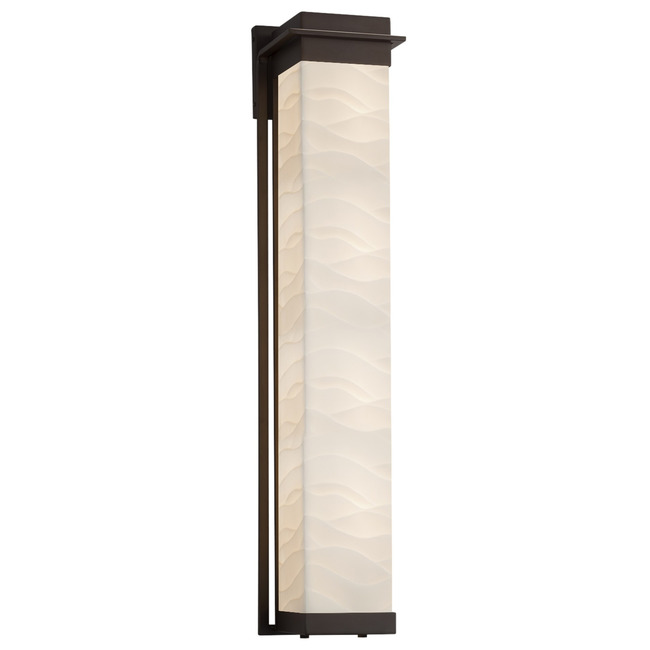 Porcelina Pacific Outdoor Wall Sconce by Justice Design