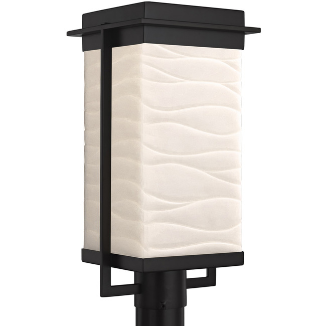 Porcelina Pacific Outdoor Post Light by Justice Design