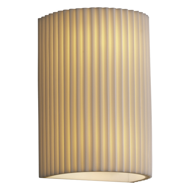 Porcelina Patterned Outdoor Wall Sconce by Justice Design