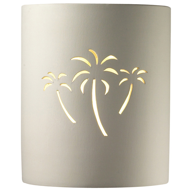 Sun Dagger Palm Outdoor Wall Sconce by Justice Design