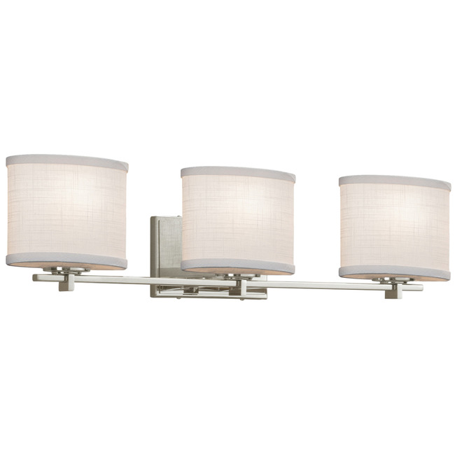 Textile Era 3LT Bathroom Vanity Light by Justice Design