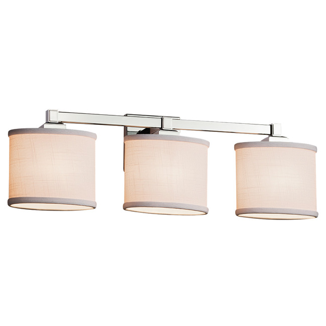 Textile Regency Bathroom Vanity Light by Justice Design