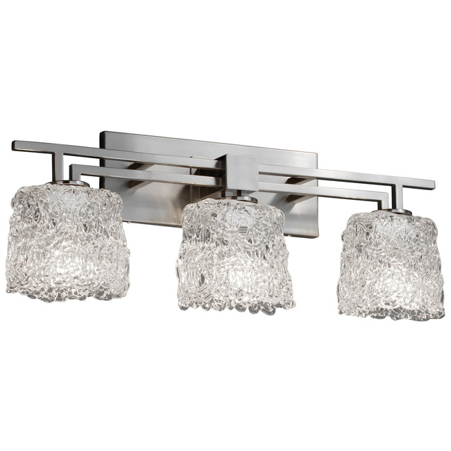 Veneto Luce Aero 3LT Bathroom Vanity Light by Justice Design