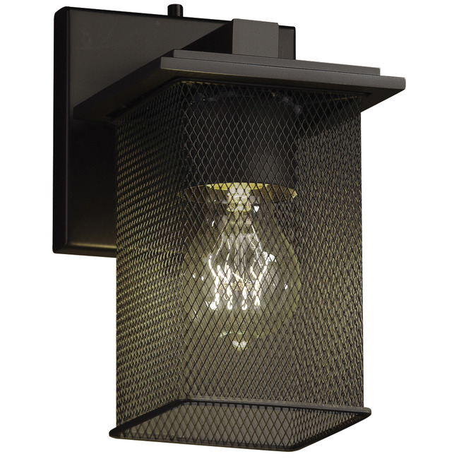 Wire Mesh Montana Wall Sconce by Justice Design