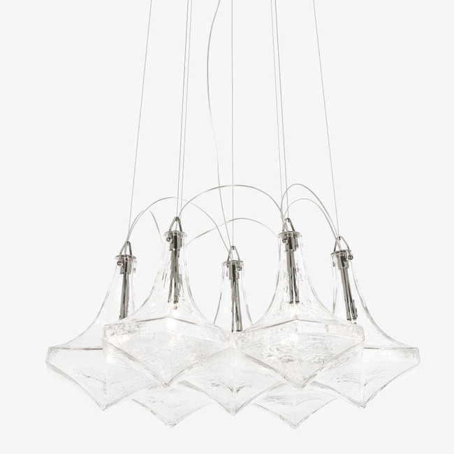 Facet Multi Light Pendant by Lasvit