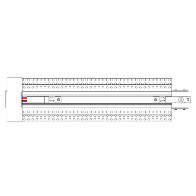 TruTrack Magnetic 2-Circuit End Power Feed by PureEdge Lighting