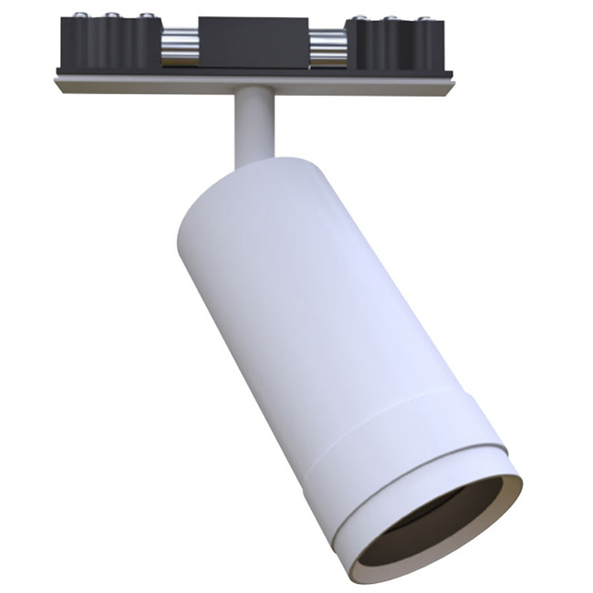 T24 Magnetic 2-Circuit Zoom 24VDC Track Head by PureEdge Lighting
