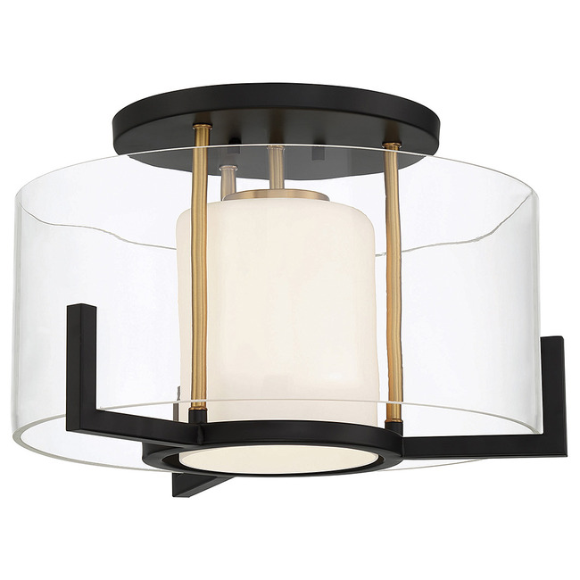 Eaton Semi Flush Ceiling Light by Savoy House