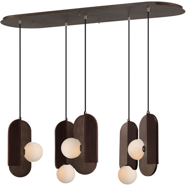 Stitched Linear Pendant by Studio M