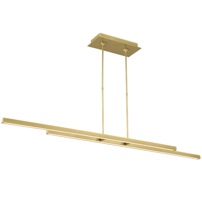 Stagger 2 Linear Pendant by Visual Comfort Modern