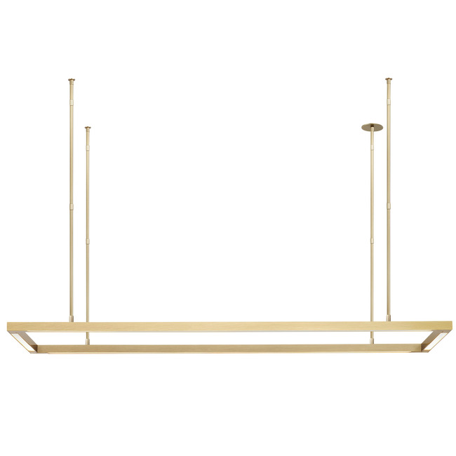 Stagger Halo Linear Pendant by Visual Comfort Modern