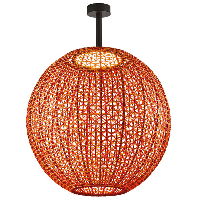 Nans Outdoor Sphere Ceiling Light 120V by Bover