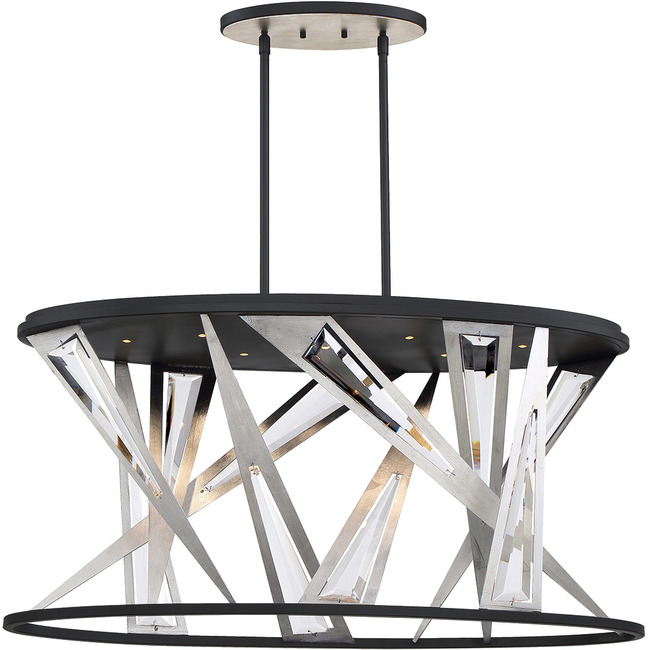 Sarise Oval Chandelier by Eurofase