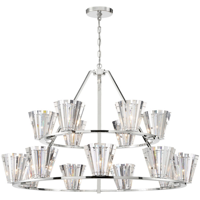 Ricca Two Tier Chandelier by Eurofase