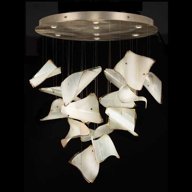 Elevate Pages Round Pendant by Fine Art Handcrafted Lighting