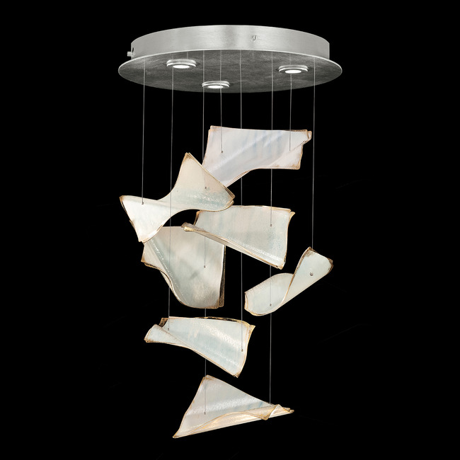 Elevate Pages Small Pendant by Fine Art Handcrafted Lighting