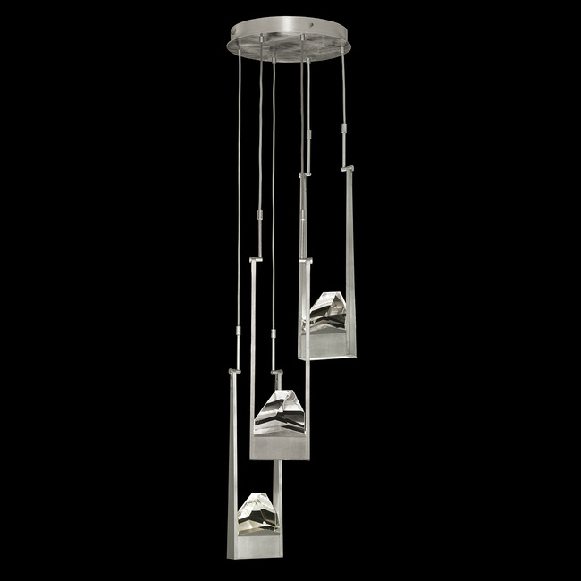 Strata Round Multi Light Pendant by Fine Art Handcrafted Lighting