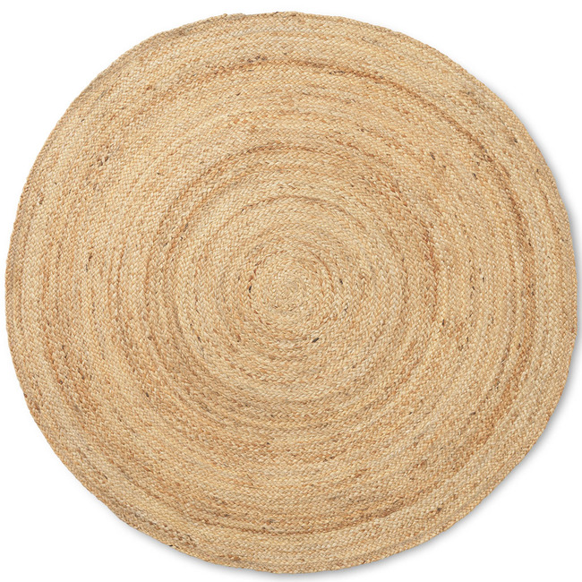 Eternal Round Jute Rug by Ferm Living