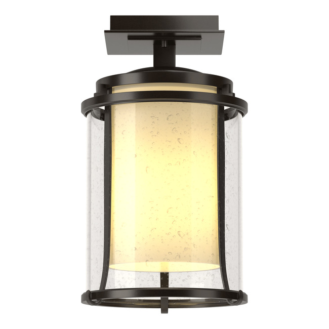 Meridian Outdoor Semi Flush Ceiling Light by Hubbardton Forge