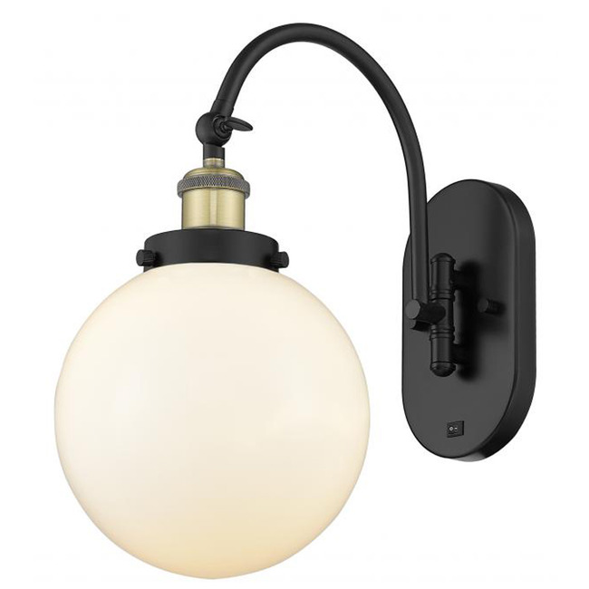 Beacon 918 Wall Sconce by Innovations Lighting 9181WBABG2018