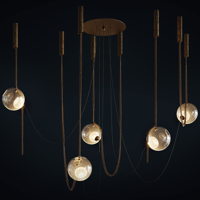 Abysse 05 Chandelier by Larose Guyon