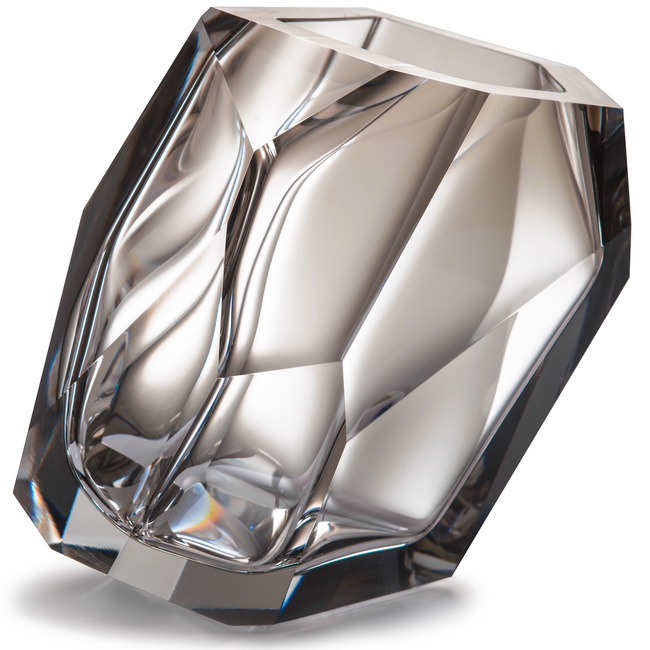Crystal Rock Vase by Lasvit