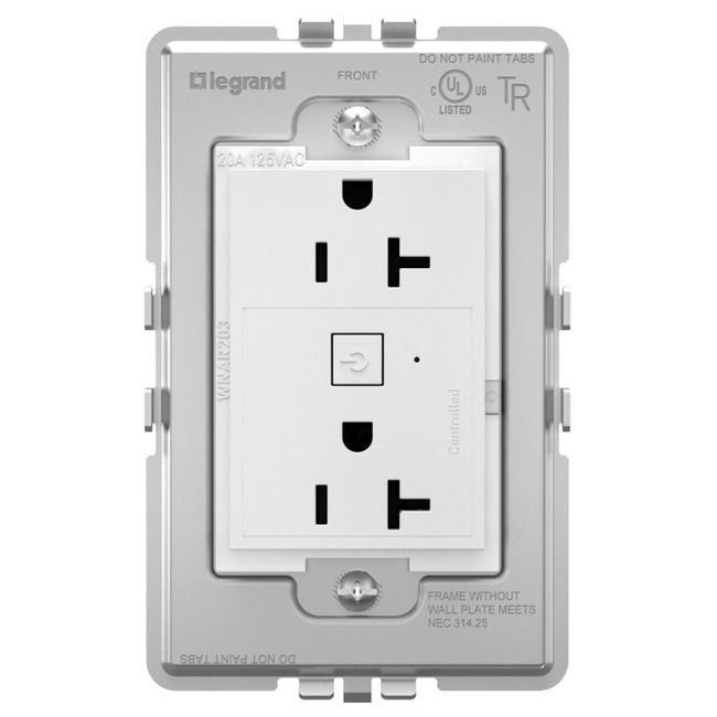 Adorne Smart Outlet with Netatmo Plus Size by Legrand Adorne