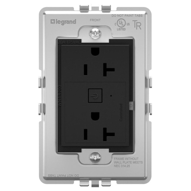 Adorne Smart Outlet with Netatmo Plus Size by Legrand Adorne
