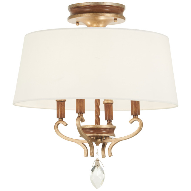 Magnolia Manor Semi Flush Ceiling Light by Metropolitan Lighting