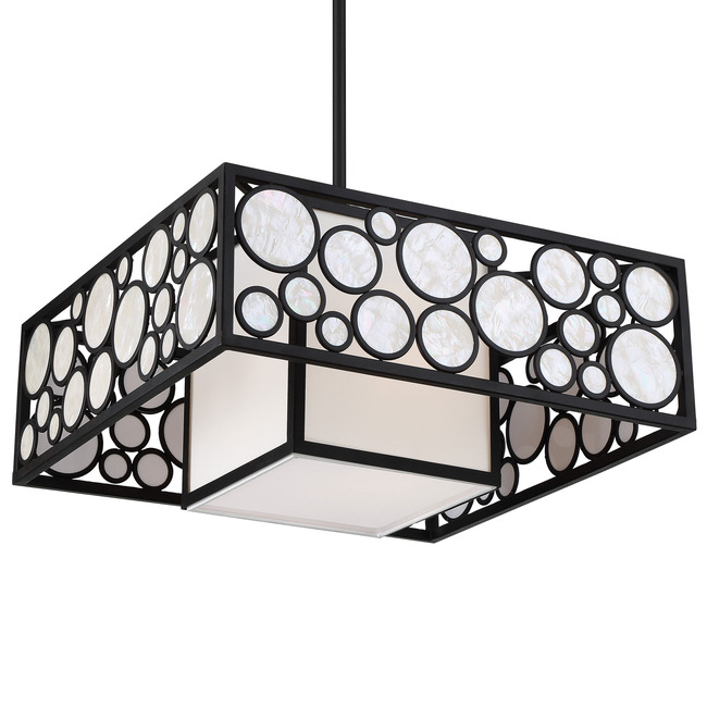 Mosaic Square Pendant by Metropolitan Lighting