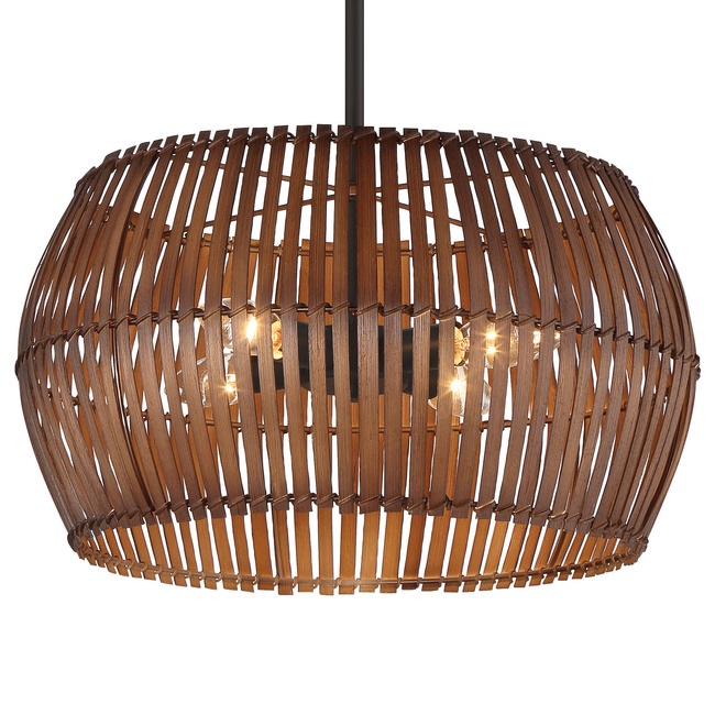 Brentwood Shore Round Pendant by Minka Lavery