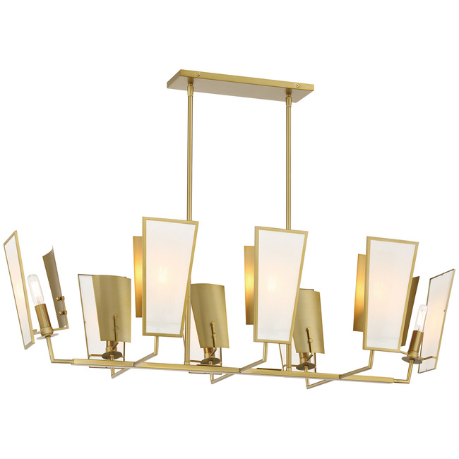 Ricochet Linear Chandelier by Minka Lavery