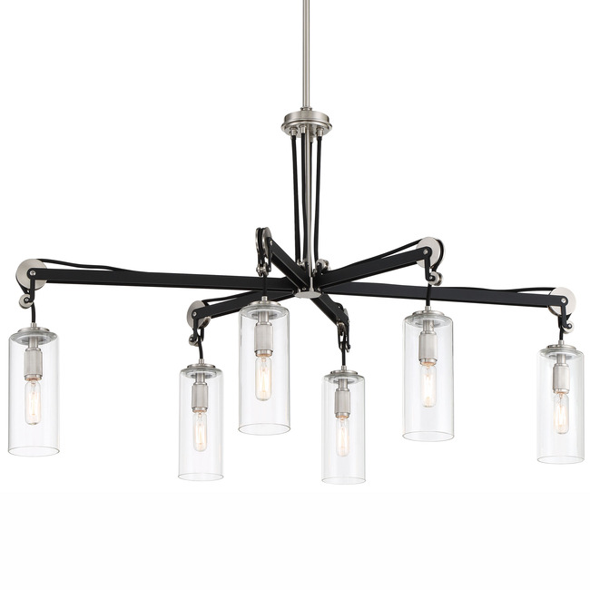 Pullman Junction Linear Chandelier by Minka Lavery