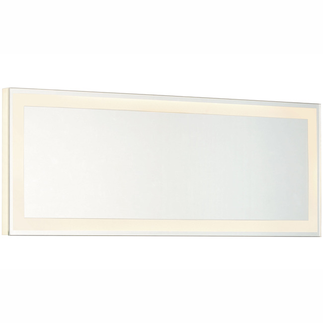 Rectangular LED Backlit Mirror by Minka Lavery