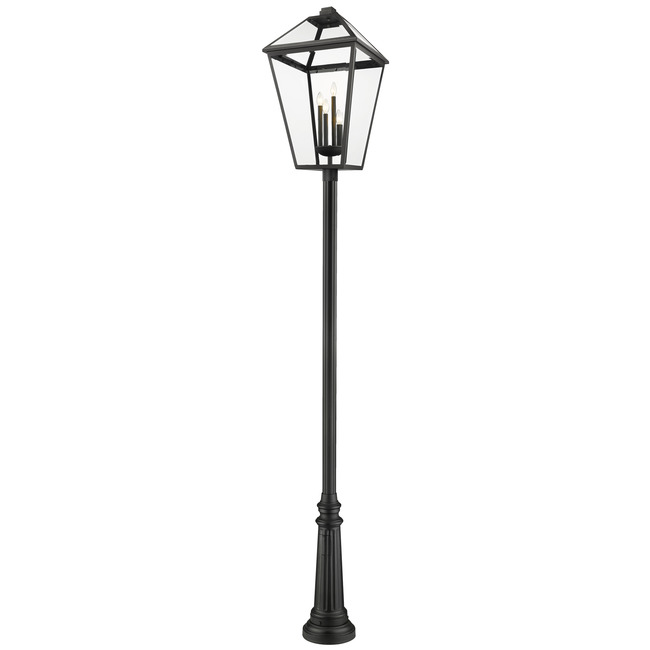 Talbot Outdoor Post Light with Round Post/Fluted Base by Z-Lite