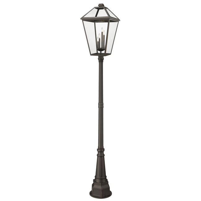 Talbot Outdoor Post Light with Round Post/Decorative Base by Z-Lite