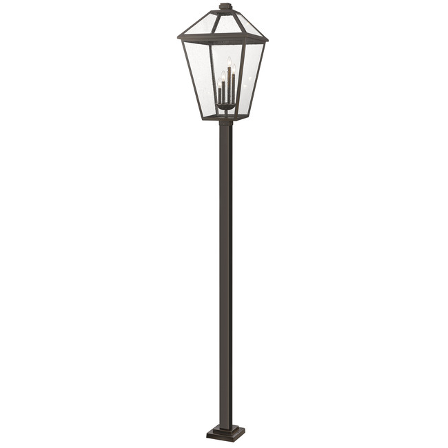 Talbot Outdoor Post Light with Square Post/Stepped Base by Z-Lite