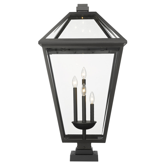 Talbot Outdoor Pier Light with Square Stepped Base by Z-Lite