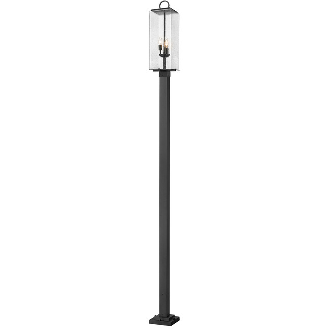 Sana Outdoor Post Light with Square Post/Stepped Base by Z-Lite