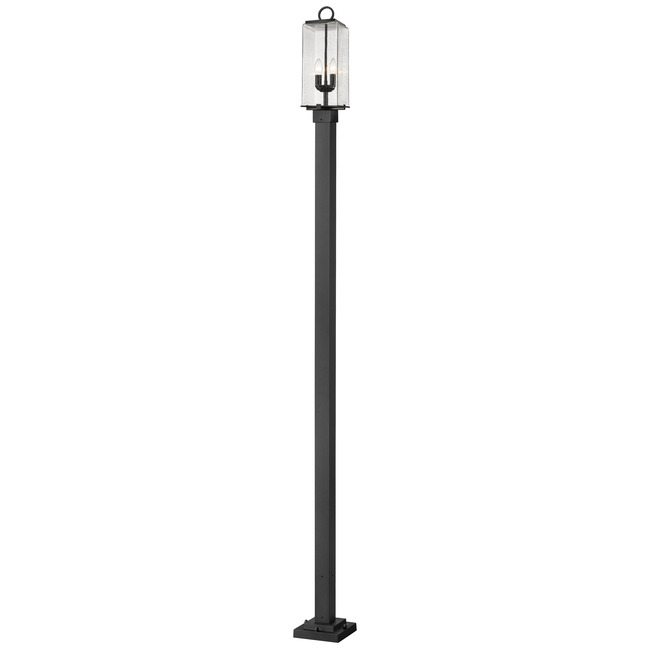 Sana Outdoor Post Light with Square Post/Stepped Base by Z-Lite