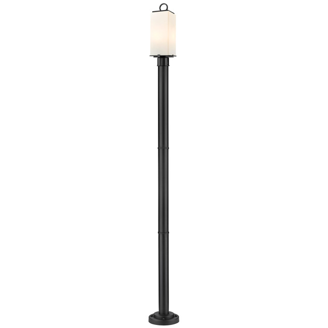 Sana Outdoor Round Post Mounted Light by Z-Lite