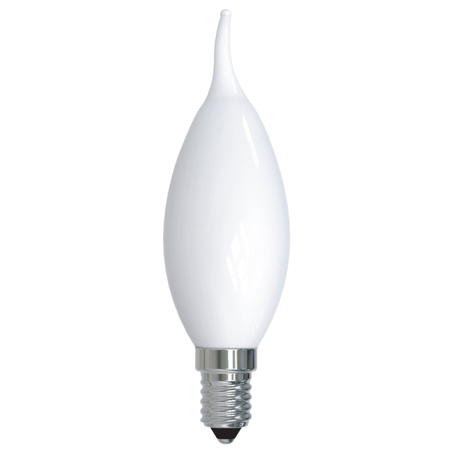 CA10 Candelabra Base Flame Tip 5W 120V 2700K 90CRI 4-PACK by Bulbrite