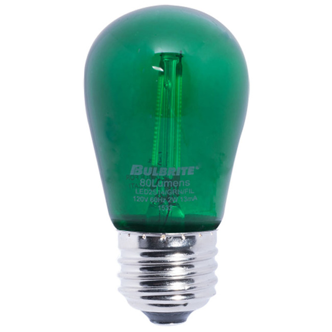 S14 Med Base Specialty Bulb 2W 120V 2700K 80CRI 5-PACK by Bulbrite